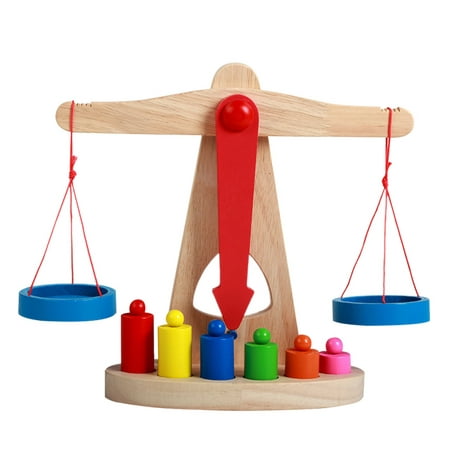 

1 Set of Children Educational Playthings Teaching Aids Tools Balance Scale Toys