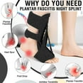 thumbnail image 2 of Plantar Fasciitis Night Splint, Foot Support Plantar Fasciitis, To Relieve Heel Pain, 2 of 4