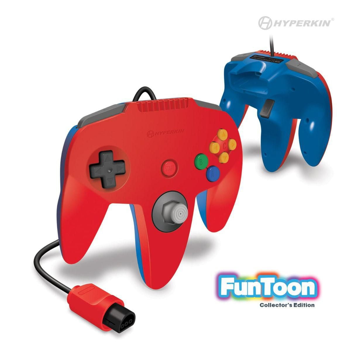 Hyperkin Captain Premium Controller Funtoon Collectors Edition pour N64® (Hero Red)
