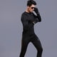 thumbnail image 4 of Conjunto de ropa interior térmica para hombre, ropa interior deportiva larga con forro polar de invierno, secado rápido, 4 of 5