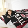 thumbnail image 3 of Feelyou Football Helmet Bedding Comforter Set 7 Pieces, Sport Lover Queen Bedding Sets, 3 of 7