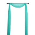 thumbnail image 6 of BalsaCircle Turquoise 18 feet Sheer Organza Curtain Panel Backdrop Drape Window Decorations, 6 of 8