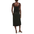 thumbnail image 2 of Gracia womens  Gathered Midi Dress, m, Black, 2 of 4