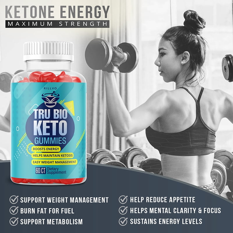(5 Pack) TruBio Keto Gummies - Tru Bio ACV Gummy’s - Supplement for Weight Loss - Energy & Focus Boosting Dietary Supplements for Weight Management & Metabolism - 300 Gummies