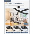 thumbnail image 3 of Fanbulous Juego de 2 Ventiladores de Techo de 42" con Luces y Control Remoto, 3 of 8