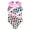 Pink, variant on MSemis Kids Girls Metallic Printed Sleeveless Dance Gymnastics Leotards