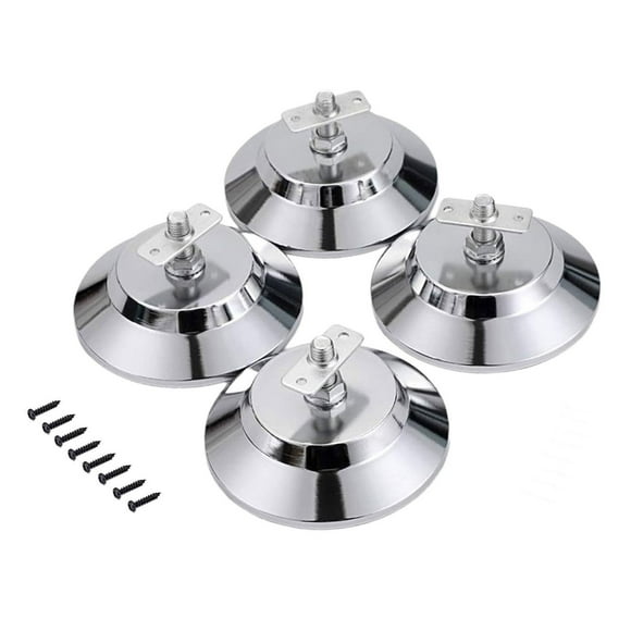 koolsoo 4 Pieces Billiard Table Leg Levelers Metal for Sports Game Air Hockey Tables