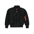 thumbnail image 3 of Spire Boys' Aviator Flight Jacket Color: black Size: 8, 3 of 5