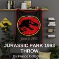 thumbnail image 2 of Jurassic Park Literie Style Rétro Super Douce Micro Raschel Jeté, 46 Po X 60, 2 of 6