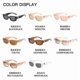 thumbnail image 3 of 2023 Retro Cat Eye Frame Sunglasses Women Luxury V Sun Glasses Men Fashion Rectangle Jelly Glasses With Metal Hinges Uv400, 3 of 3