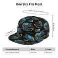 thumbnail image 6 of Fotbe Cool Off-Road Vehicle Flat Bill Visor Cap Classic Snapback Hat Polyester Foam Trucker Hat Trucker Cap Adjustable Baseball Cap, 6 of 9