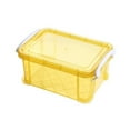 thumbnail image 1 of ✪ Caja de tarjetas de índice portátil con capacidad para hasta 500 tarjetas, resistente al agua y al desgaste, con tapa, 1 of 8