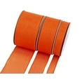 thumbnail image 3 of Ribbonitlux Orange Burlap Wired Ribbon, 2 inch x 20 Yards, Wired Edge Burlap Ribbon for Gift Wrapping, Big Bow, Wreath, and Christmas Tree Decoration, 3 of 7