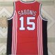 thumbnail image 4 of Camiseta deportiva de baloncesto para hombre Sabonis 15 CCCP roja con bordado cosido, ropa deportiva para exteriores, camiseta de moda de película transpirable, 4 of 5