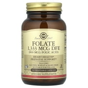 Solgar Kosher Folic Acid 800 Mcg - 250 Vegetable Capsules