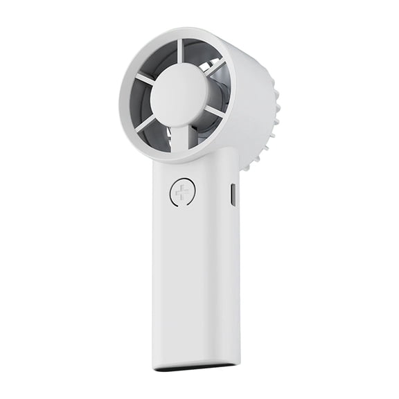 SWEETFULL Mini Portable Fan - Rechargeable Handheld Fan with 3 Speeds, Lightweight ABS Design for Travel Makeup and Outdoor Events, Ideal for Hot Daily Use,White