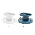 thumbnail image 3 of serony Power Outlet Holder Rotatable Wall Mounted Socket Fixer Plastic Power Strip Support Rack, White, 3 of 8