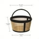 thumbnail image 3 of Filtro de acero inoxidable para cafetera, capacidad de 4 a 6 tazas. Filtro metálico reutilizable para cafeteras estándar. Gran capacidad. Fabricado en acero inoxidable.,Wsvlmg, 3 of 6