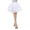 thumbnail image 2 of Skirts for Women Carnival Dance Party Holiday Party Tutu Ballet Casual Comfortable Womens Skirt White, 2 of 4