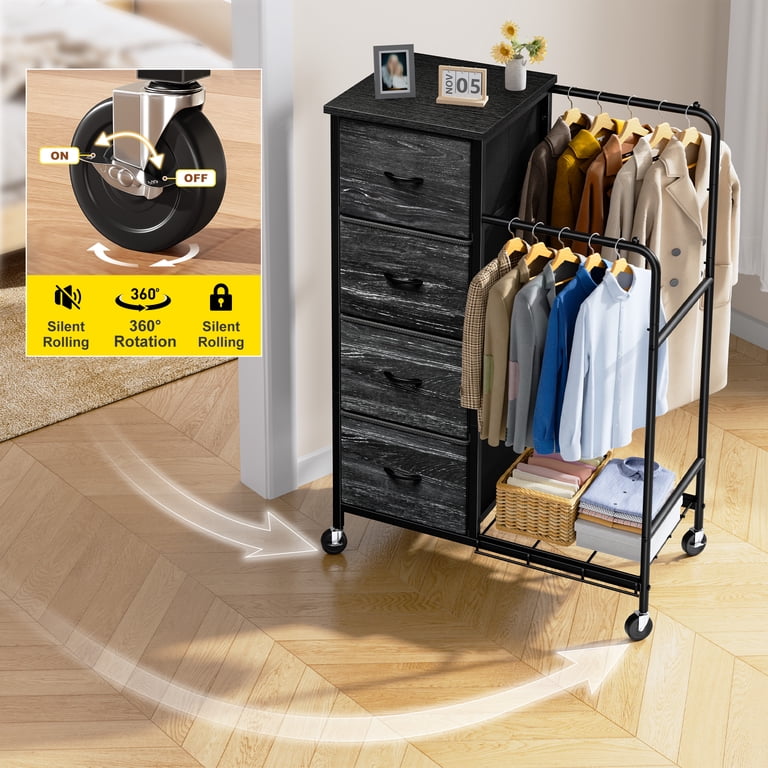 small short dresser for closet Put Your Dresser in the Closet to Maximize Bedroom Space