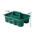 thumbnail image 4 of Matthew Large Plastic Tote Tool & Deluxe Supply Cleaning Caddy with Handle Portable Shower Basket Storage Caddy for Cleaning Products,Take-Out Drink,Bathrooms Incl.1Pcs Microfiber Cloth - Green, 4 of 5