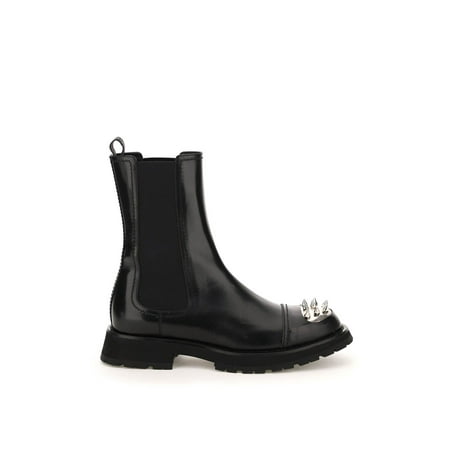 

Alexander mcqueen chelsea boots with studded toe-cap