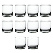 Whiskey Glasses 10 oz Set of 10, Bulk Pack - Perfect for Scotch, Bourbon, Whiskey, Cocktail - Black