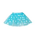 thumbnail image 2 of Spazoro Toddler Girls Tutu Dance Skirts, Leisure Glitter Mesh Princess Skirts for Child Girls Sky Blue Size 1 T, 2 of 3