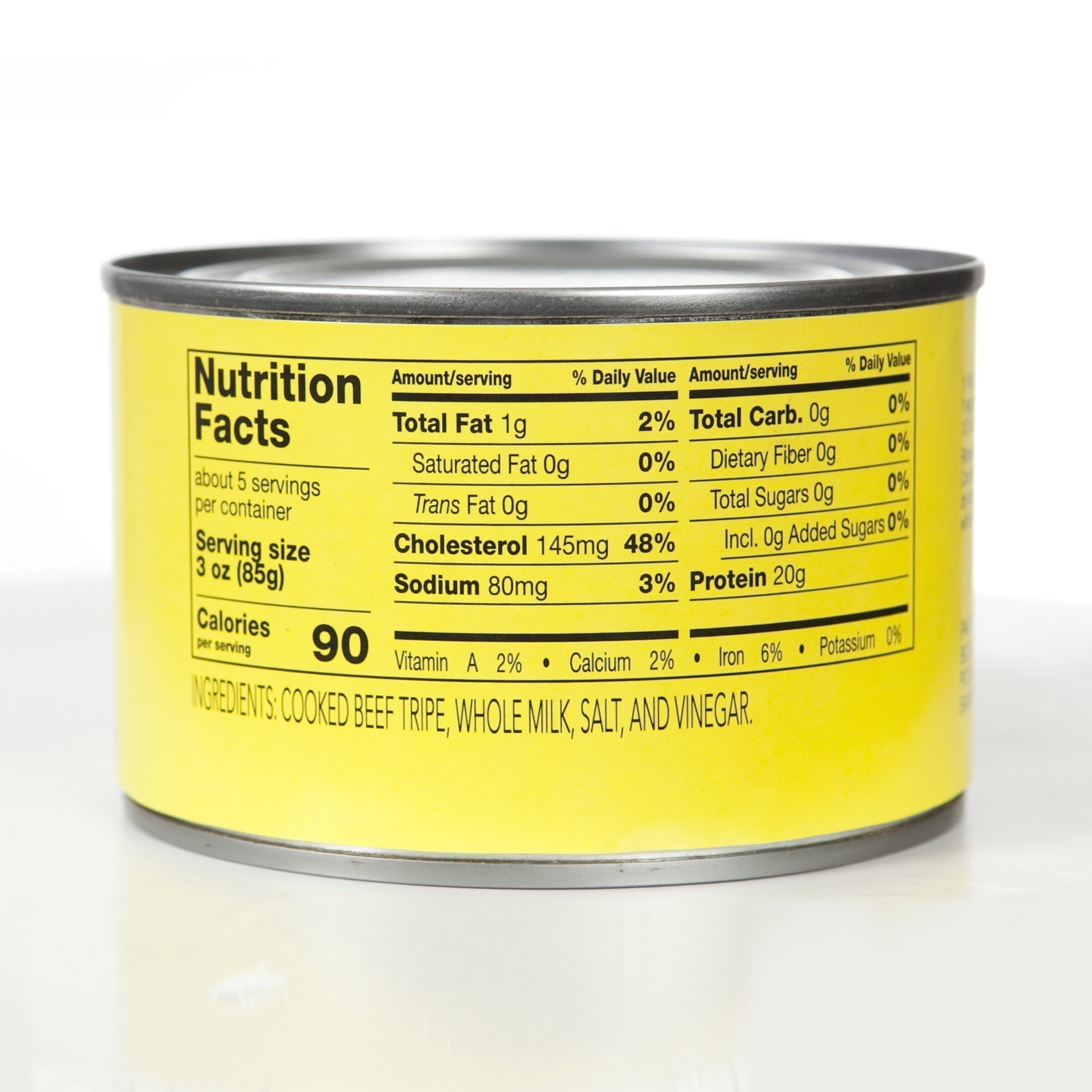 (2 pack) Rose Brand Beef Tripe with Milk, 16 oz Can