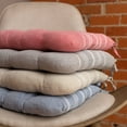 thumbnail image 4 of Fabstyles Fouta 16" Chair Pad 100% Cotton Cover with Poly-Insert, 4 of 5