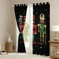 thumbnail image 3 of Feelyou Teens Cartoon Nutcracker Blackout Curtains Set of 2 (52x84 Each), Fairy Tale Window Curtains, Glitter Stars Print Curtains and Drapes, Window Curtains Room Decor, 3 of 6