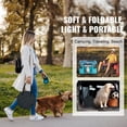 thumbnail image 2 of Foldable Pet Playpen, 32'' x 24'' x 22'' Portable Dog Playpen, Crate Kennel for Puppy, Dog, Cat, Waterproof 600D Oxford Cloth, Removable Zipper, for Indoor Outdoor Travel Camping (Rectangle, S), 2 of 6