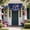 "250 TH ANNIVERSARY" Fan Banner, variant on NUUUGTGB Vintage Independence Day Linen Table Runner, Patriotic Gnome Flag Star Holiday Coffee Table Banner, Northern European Style Home Kitchen Festival Party Decorative Supplies