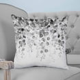 thumbnail image 4 of 26x26 Pillow Covers Set of 2, Grey Eucalyptus Throw Pillow Covers Decorative Couch Cushion Case, Spring Botanical Weeping Plant Aesthetic Microfiber Square Pillowcases for Bedroom Car Living Room, 4 of 7