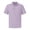 297#Purple, variant on Men's Classic Fit Short Sleeve Dual Tipped Collar Polo Shirt Gray S