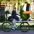 thumbnail image 3 of Lilypelle Electric Bike for Women Adults, Peak 700W Motor 20MPH, 50 Miles Electric Cruiser Bike with 36V 10.4Ah Battery, 7-Speed Electric Bicycle, 26" Tires and Front Fork Suspension, 3 of 11