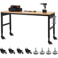 thumbnail image 3 of EastVita 72X25 Inch Adjustable Workbench, Heavy-Duty Table with Power Outlet & 2000 Lbs Load Capacity for Workshop, Black, 3 of 7