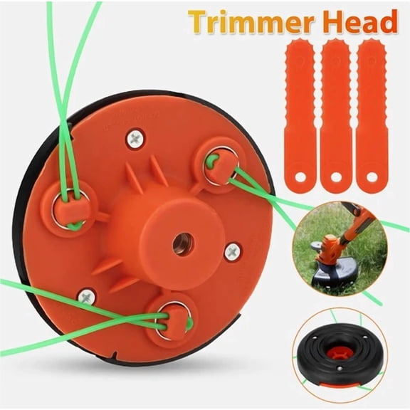 PURELY- Universal Replace Trimmer Head For Gas Electric Weedeater Weed Eater Garden Lawn