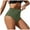 ZA7-Light Green, variant on KONDYS Women Black High Waisted Bikini Bottoms Retro Basic Full Coverage Swimsuit Mid-Waist Bathing Suit Bottom Beachwear Swimwear Leisure