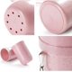 thumbnail image 4 of Paquete de 2 portacepillos de dientes de viaje con vasos (rosa/verde), 4 of 5