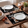 thumbnail image 2 of Sm:)e Ghost Pumpkin Halloween Placemats Set of 4, Halloween Party Kitchen Dining Indoor Outdoor Decorations, 2 of 7