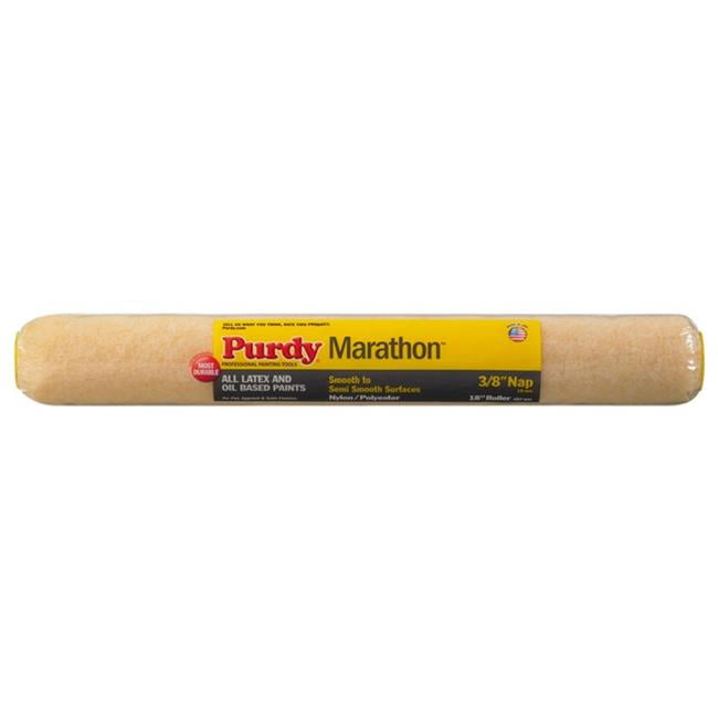 Purdy 1663392 Marathon Nylon & Polyester 0.375 x 18 in. Regular Paint Roller Cover - Pack of 6