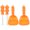 Orange, variant on Mutmorningal 4-Piece Pumpkin Carving Set with Heavy Duty Stainless Steel Tools for '-Lanterns Engraving and Shovels