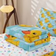 thumbnail image 5 of Erosebridal Kawaii Duck Zipper Full Size Comforter Sets with Fitted Sheet and 2 Pillowcases, Marine Animal Zipper Bedding Set, Stars Reversible, 5 of 7