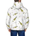 thumbnail image 5 of Zip Up Hoodies for Men - Cartoon Champagne Print Long Sleeve Comfrt Men'S Fashion Hoodies & Sweatshirts, Jackets for Men Hoodies Pullover Clothing Clothes with Pouch, 5 of 5