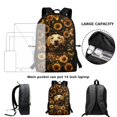 thumbnail image 6 of Uourmeti Dog Pattern Backpack for Kids, 17 Inch Durable Fabric Premium Quality School Backpack for Travel Outdoor, 6 of 6