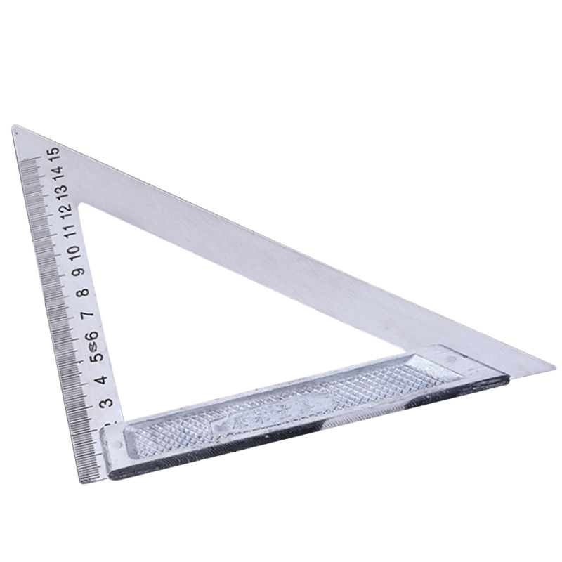 High Precision Stainless Steel Triangle Ruler Metric for Drawing And