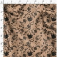 thumbnail image 3 of Soimoi Poly Canvas Beige Fabric By the Yard - 56 Inch Wide -Floral & Leaf Floral Pattern Fabric - Botanical and Elegant Designs for Various Uses Printed Fabric, 3 of 6