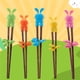 thumbnail image 2 of Cateissary 1 par de palillos para niños, regalos reutilizables para estudiantes, juego de vajilla, palillos de aprendizaje antideslizantes para Type3 NO3 Cateissary HA039972-04, 2 of 6