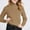 Khaki, variant on Hauaitttt Women Thickened Turtleneck Sweater Warm Blend Top for Fall and Winter Mens Thermal Top Thermal Women Top Long Sleeve Thermal Boys Thermals Women Top Thermal Tops for Women 3/4 Sleeve Long